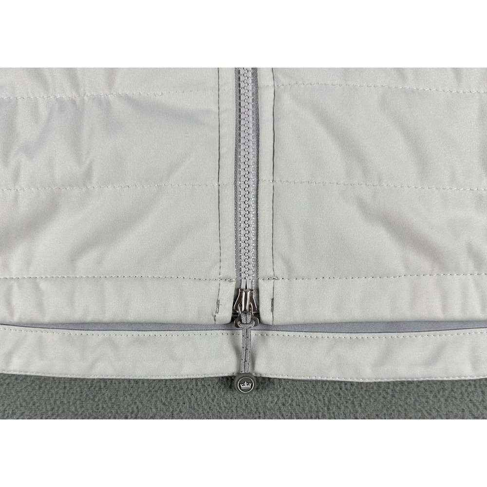 Peter Millar Jacket Mens XL Gray Merge Hybrid Quilted Quiet Luxury Golf Office - Picture 6 of 11